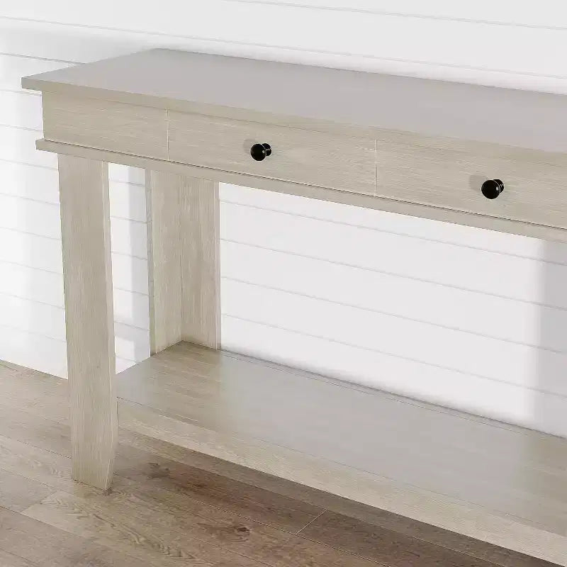 54 Console Table for Entryway - Farmhouse Entryway Table with Storage and Drawers, Small Entry Tables for Hallway Behind Couch Table Sofa Table