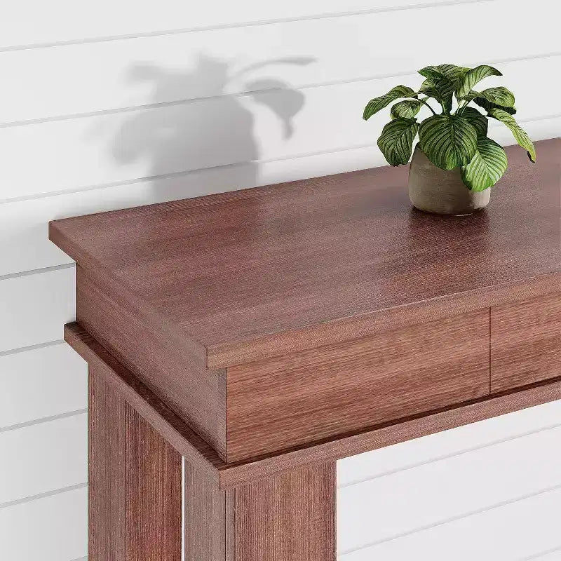 54 Console Table for Entryway - Farmhouse Entryway Table with Storage and Drawers, Small Entry Tables for Hallway Behind Couch Table Sofa Table