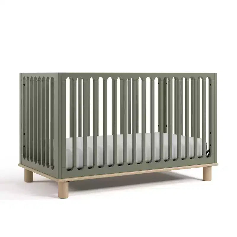 Storkcraft Sicily Deluxe 3-in-1 Convertible Crib with Toddler Guardrail