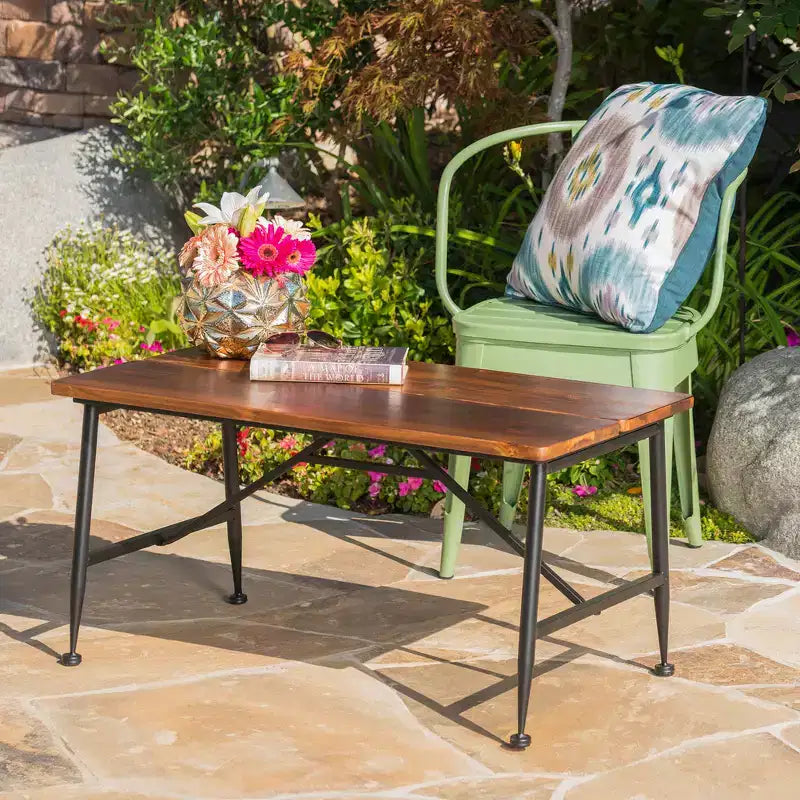 Office Coffee Table, Indoor Outdoor Home Office Outdoor Side Table,